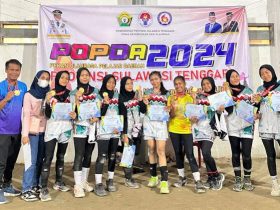 Bola Voli Putri Kabupaten Muna Juara I Ajang Popda Provinsi Sultra 2024